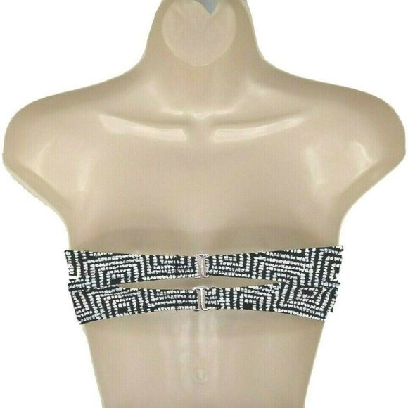 Altard State Swim Bikini Top Bandeau Medium Black - Picture 3 of 10